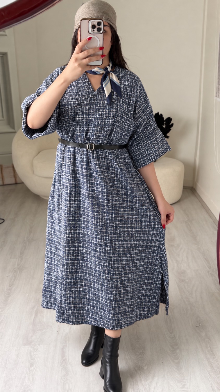 پیراهن بافت زنانه